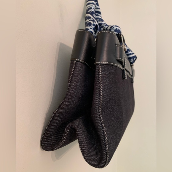 Vintage Dior denim buckle bag - Picture 6 of 12